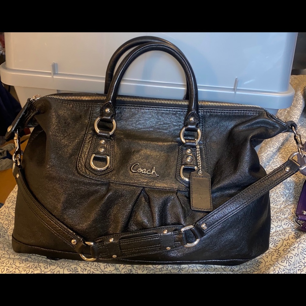 Coach large Ashley satchel